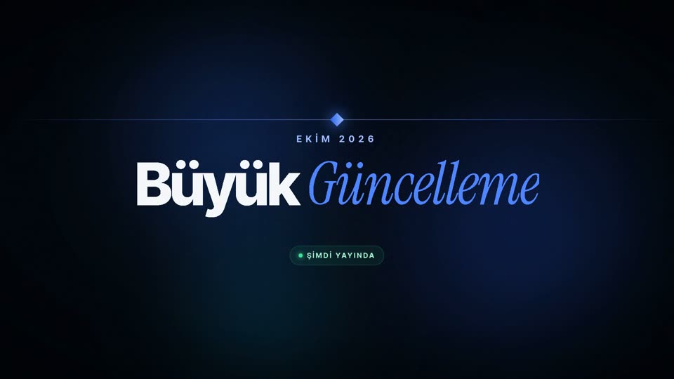 Estorix Ekim 2026 Büyük Güncelleme tanıtım videosu